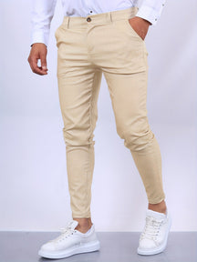 Lucas – Pantalon chino ajusté, Elégant et Polyvalent