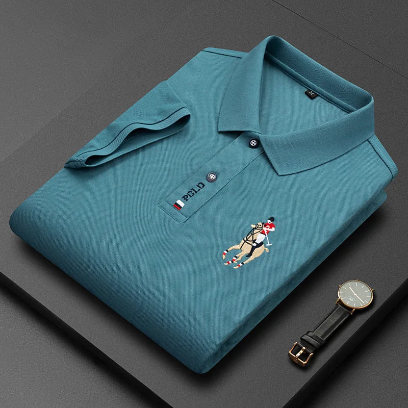 Carter - Polo Classique en Coton Piqué pour Homme, Confortable et Élégant