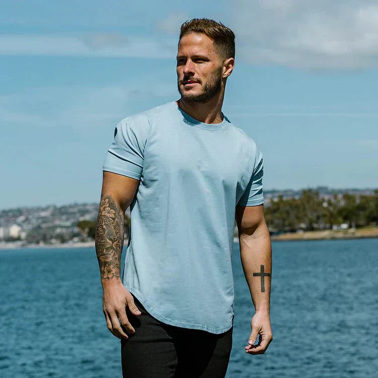 Albin- T-Shirt Homme Confortable pour un Style Décontracté et Moderne