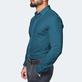 Paul - Chemise ajustée en tissu extensible pour homme