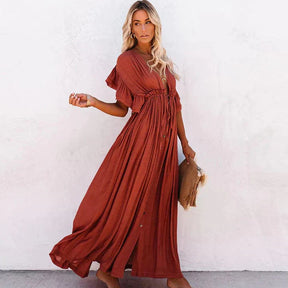 Victoria - Robe Longue Femme Chic pour un Look Sophistiqué et Éclatant