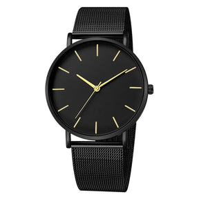 Henry - Montre Minimaliste pour Homme avec Bracelet Maille Élégant