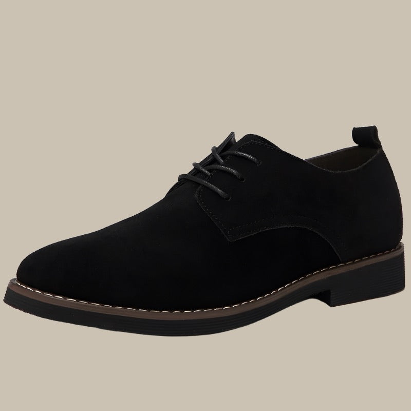 Alex – Chaussures derby en Daim, Elégantes et Raffinées