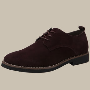 Alex – Chaussures derby en Daim, Elégantes et Raffinées